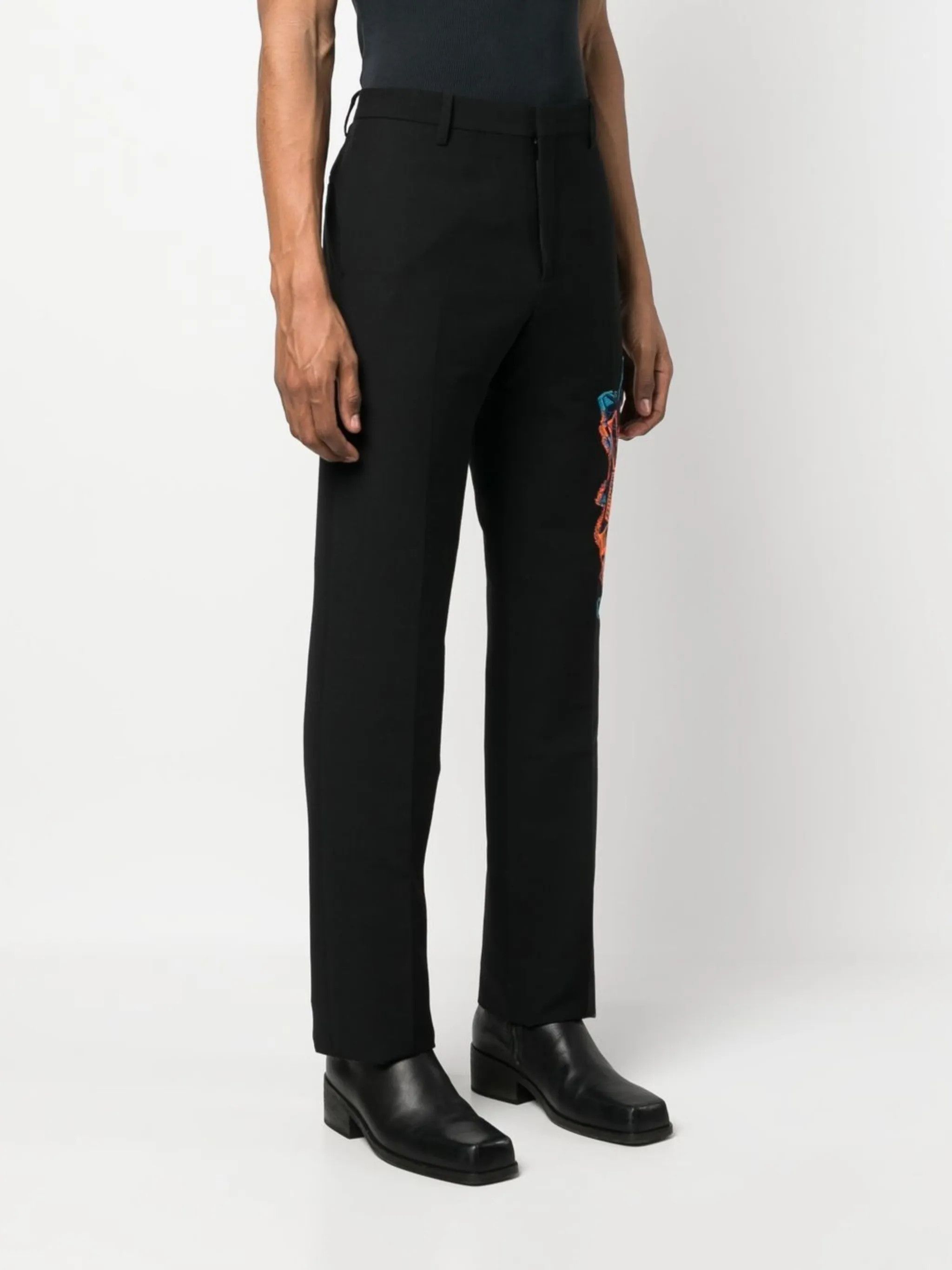 Off-White o1gr1nt0125 Graf Coupe' Slim Pant in Black Size US 34 / EU 50 - 3 Thumbnail