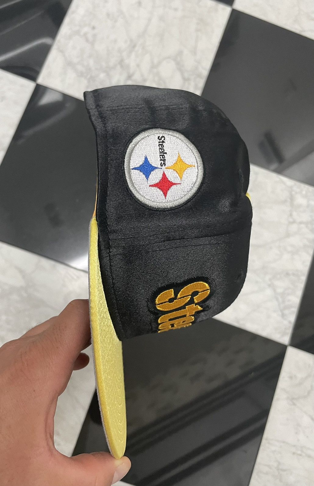 New Era 🔥 Steelers all satin fitted few other sizes available Size ONE SIZE - 2 Thumbnail