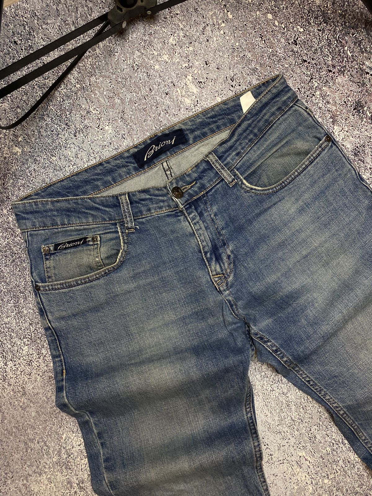 Brioni × Vintage 💥Y2K BRIONI DENIM JEANS Size US 33 - 14 Thumbnail