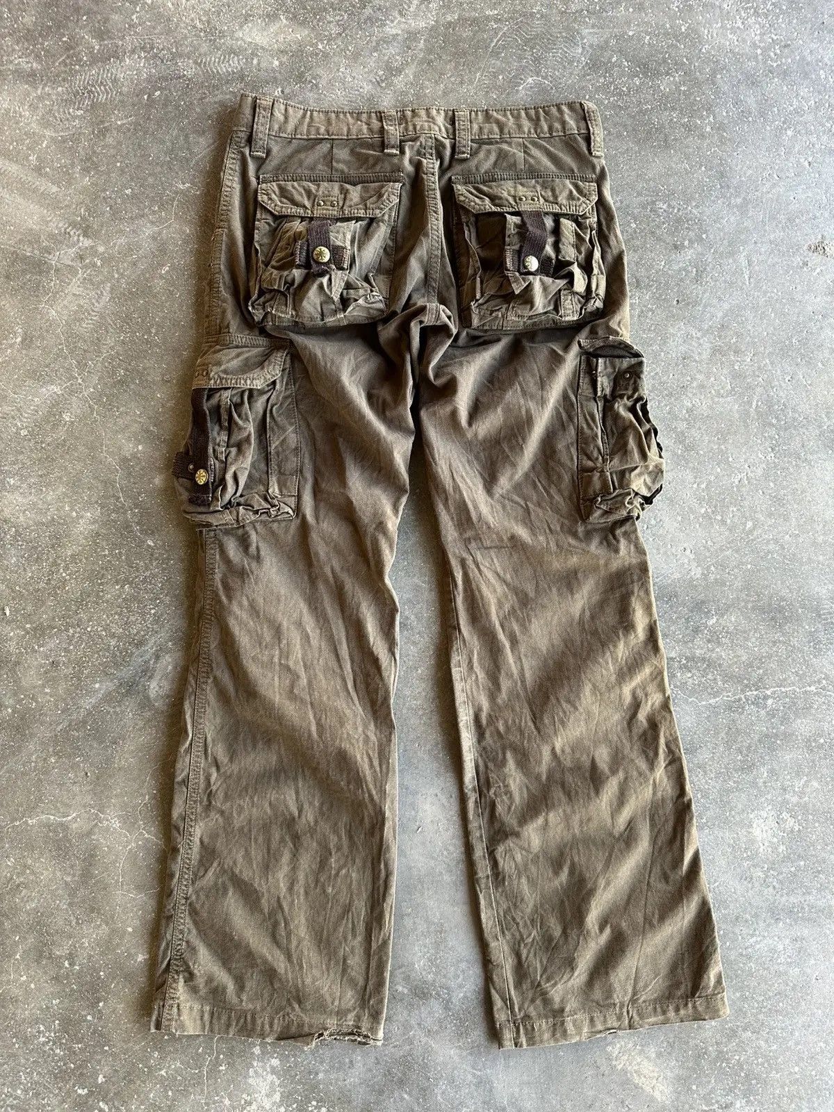Surplus Research SEND OFFER🍁VINTAGE SURPLUS JAPAN 3D POCKET RARE CARGO PANTS Size US 29 - 9 Thumbnail