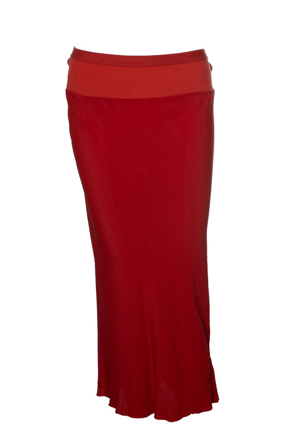 Rick Owens Rick Owens, Larry FW19 red midi skirt Size 28" / US 6 / IT 42 - 5 Thumbnail