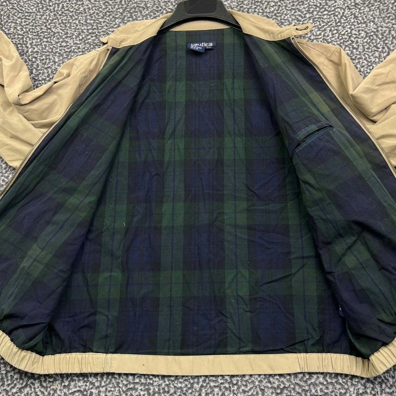 Nautica Vintage Nautica Jacket Men Plaid Lined Full Zip Collared L Size US L / EU 52-54 / 3 - 3 Thumbnail