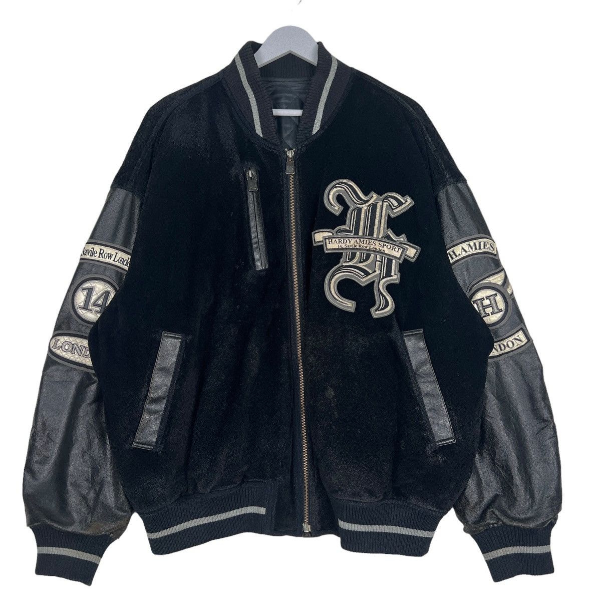 Hardy Amies 🔥 VINTAGE HARDY AMIES SPORT EMBOIDERY BOMBER JACKET Size US XL / EU 56 / 4 - 1 Thumbnail