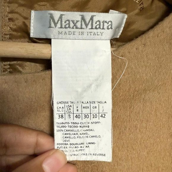 Max Mara MaxMara Camelhair Top Sz 8 (IT 42 / US 8 / FR 40) – Italy Size M / US 6-8 / IT 42-44 - 6 Thumbnail