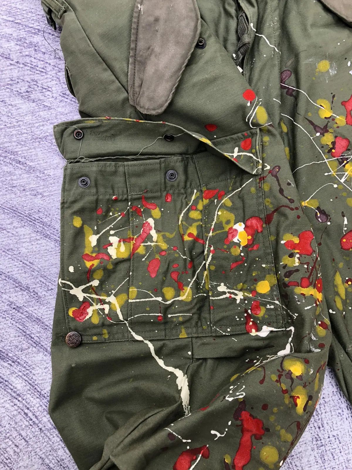 Seditionaries Very Rare Cargo Pants Art Colour Paint W30 x L37 Size US 30 / EU 46 - 10 Thumbnail