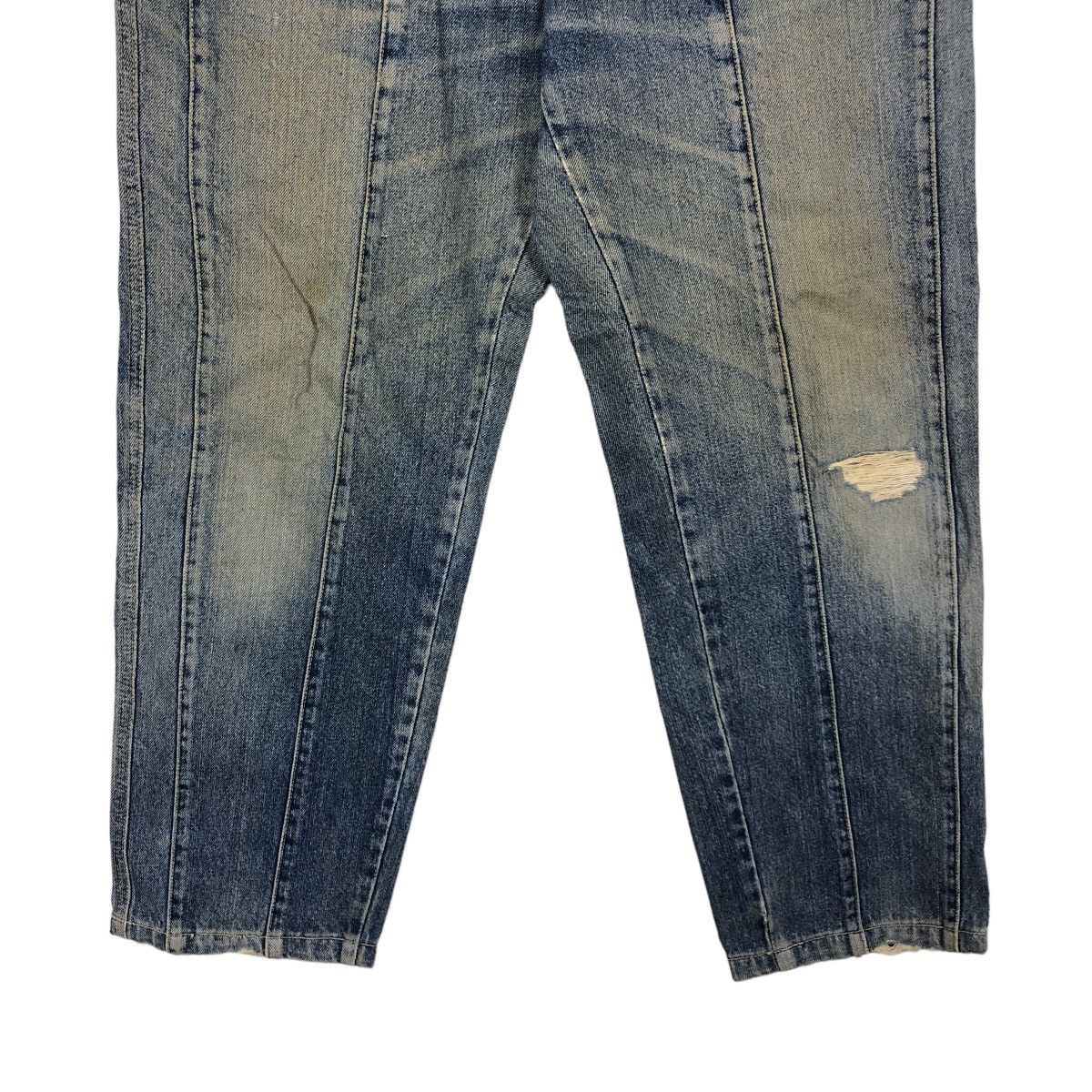 Japanese Brand 🔥90’s The Others Toyo Enterprise Distressed Denim Bush Size US 32 / EU 48 - 4 Thumbnail