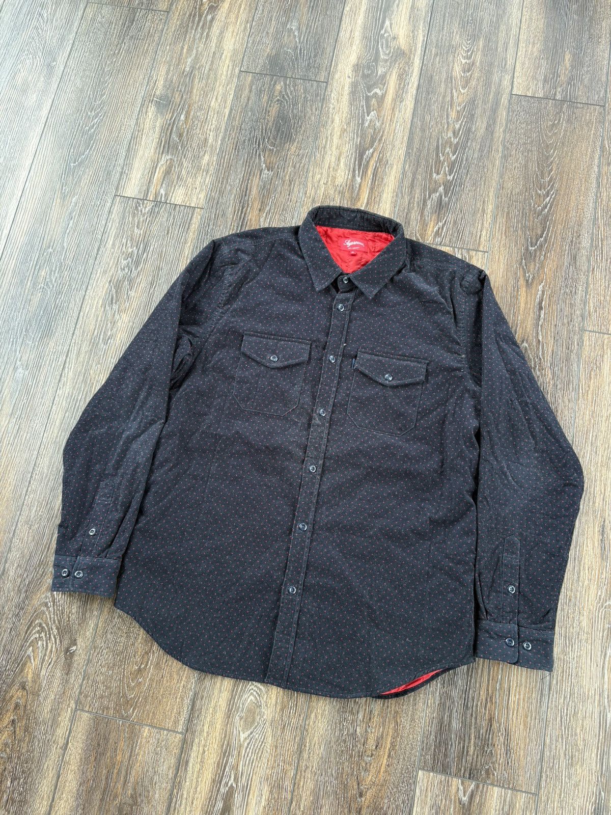 Supreme Supreme Quilted Corduroy Shirt | Grailed