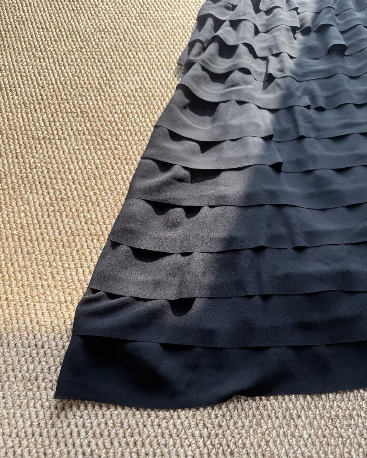 Comme des Garcons Comme des Garçons Black Layered Cake Midi Skirt K23 Size 25" / US 0 / IT 36 - 2 Thumbnail