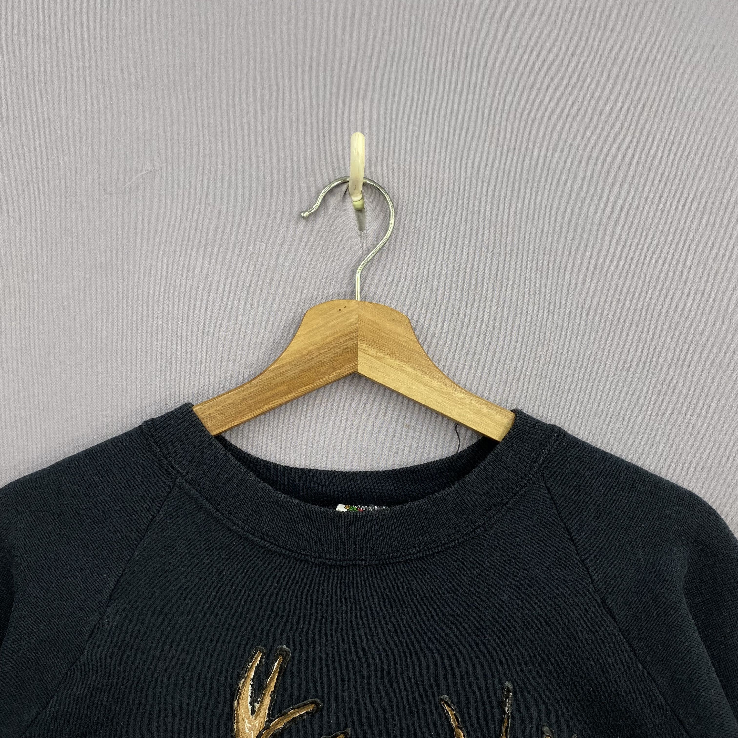 Vintage Vintage 90s Fruit Of The Loom Sweater Whitetail Buck Size US L / EU 52-54 / 3 - 6 Thumbnail