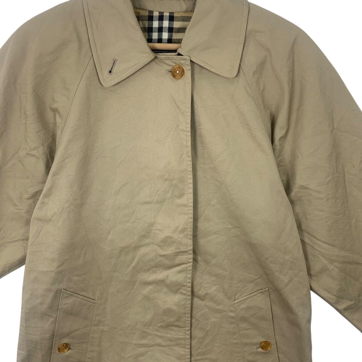 Burberry Vintage BURBERRY LONDON Nova Checks Trench Coat Parka Size US S / EU 44-46 / 1 - 3 Thumbnail