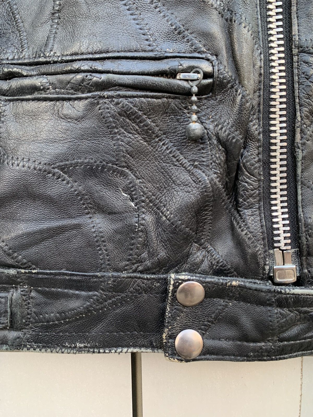 14th Addiction Vintage Japanese Brand Anaslang RNA Inc Leather Jacket Size US M / EU 48-50 / 2 - 9 Thumbnail