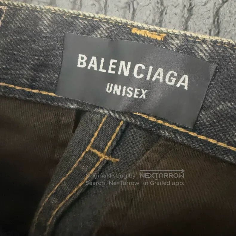 Balenciaga Balenciaga size XS Vintage Washed Removable Cargo Denim Wo Size US 27 - 3 Thumbnail