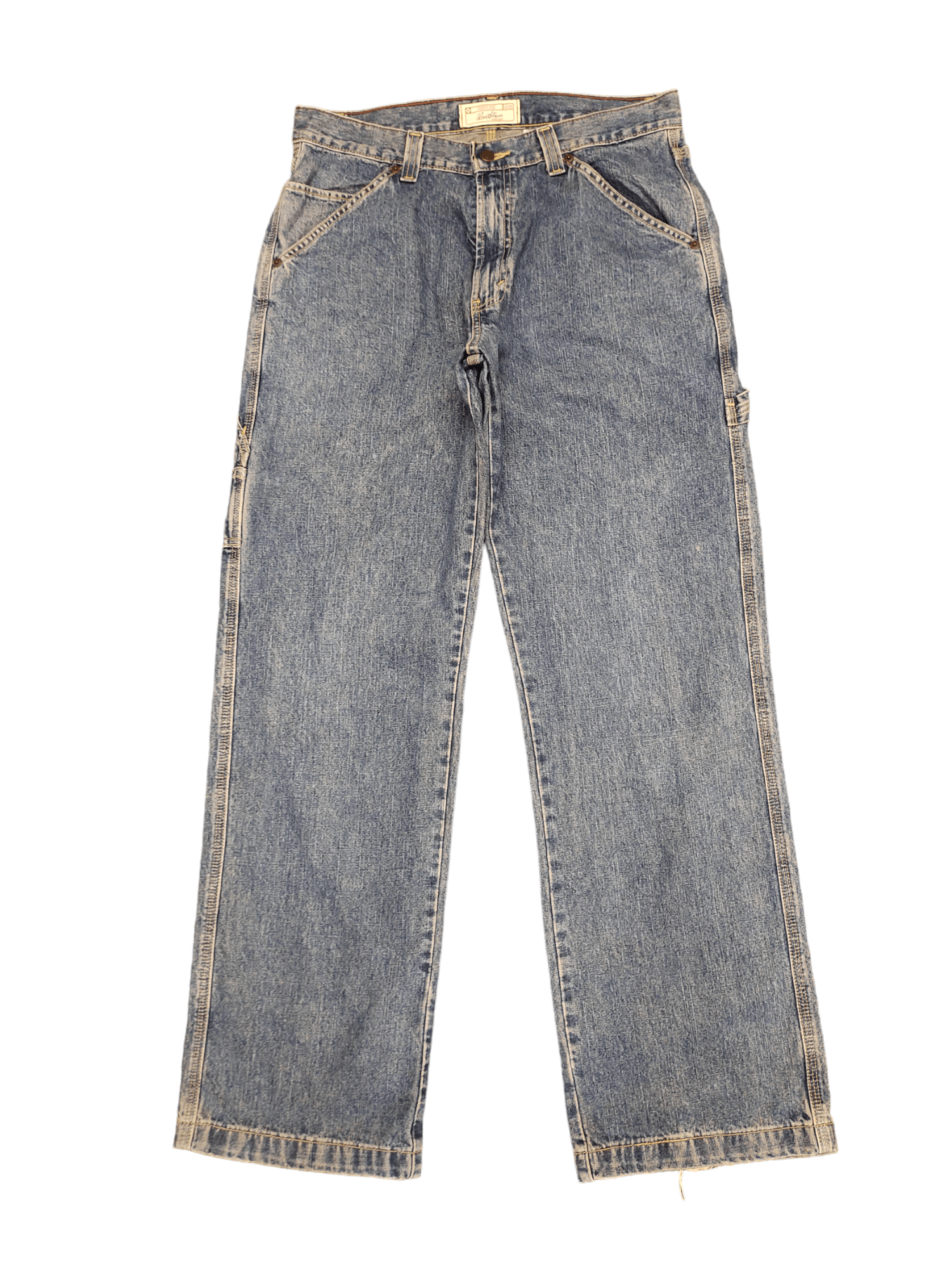 Levi's Vintage Clothing Vintage Y2k Levis Signature Carpenter Baggy Denim Pants Size US 33 - 10 Thumbnail