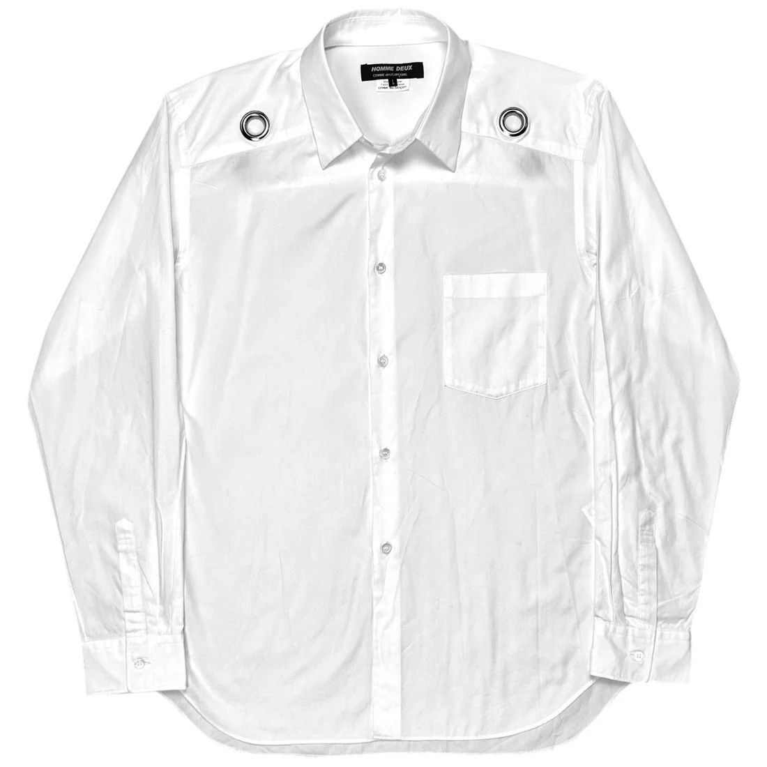 Comme des Garcons Comme des Garcons Homme Deux Giant Eyelet Shirt - AW19 Size US M / EU 48-50 / 2 - 1 Thumbnail