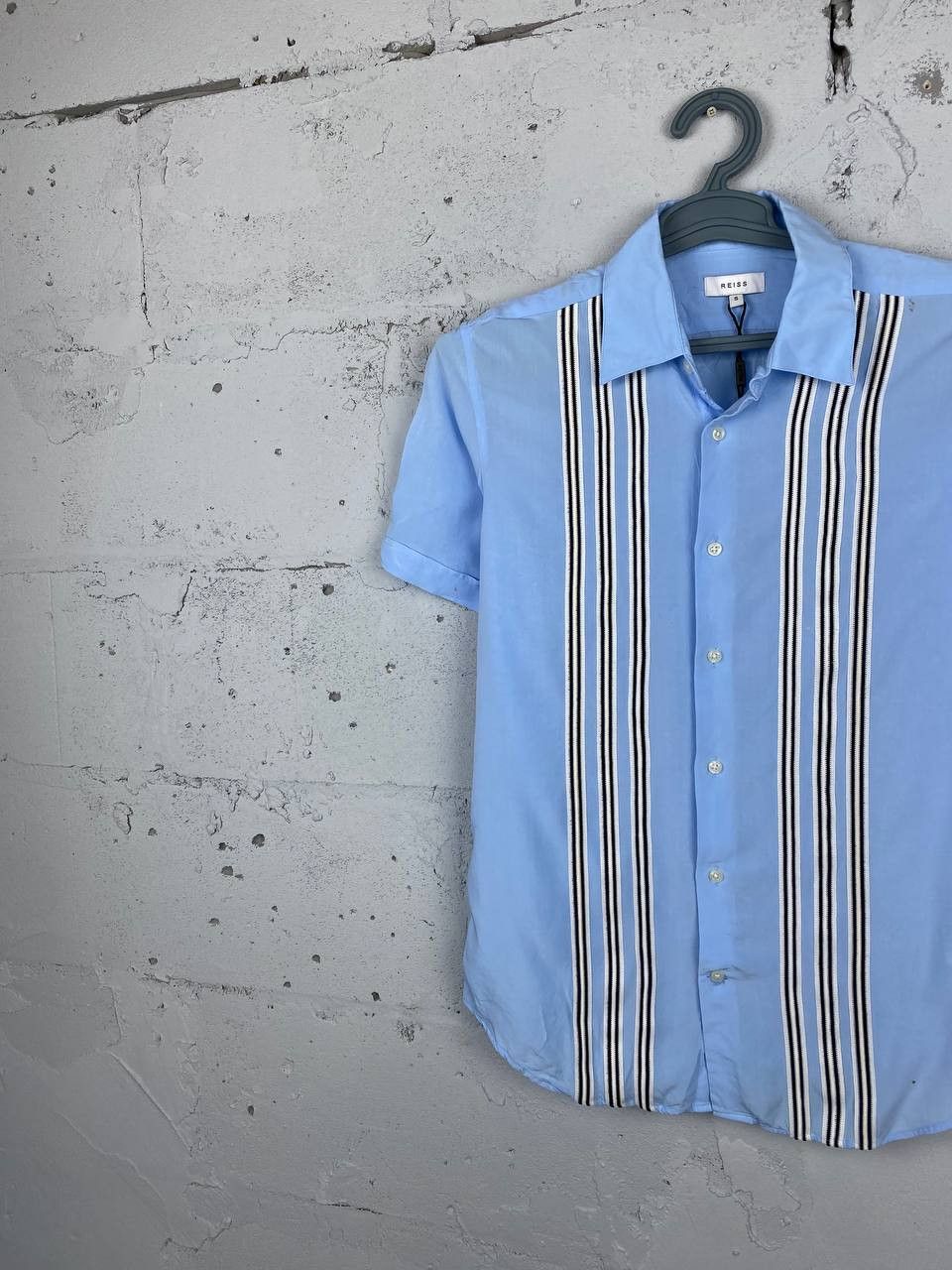 Reiss Reiss Blue Hawaiian Shirt Beach Size US S / EU 44-46 / 1 - 2 Thumbnail