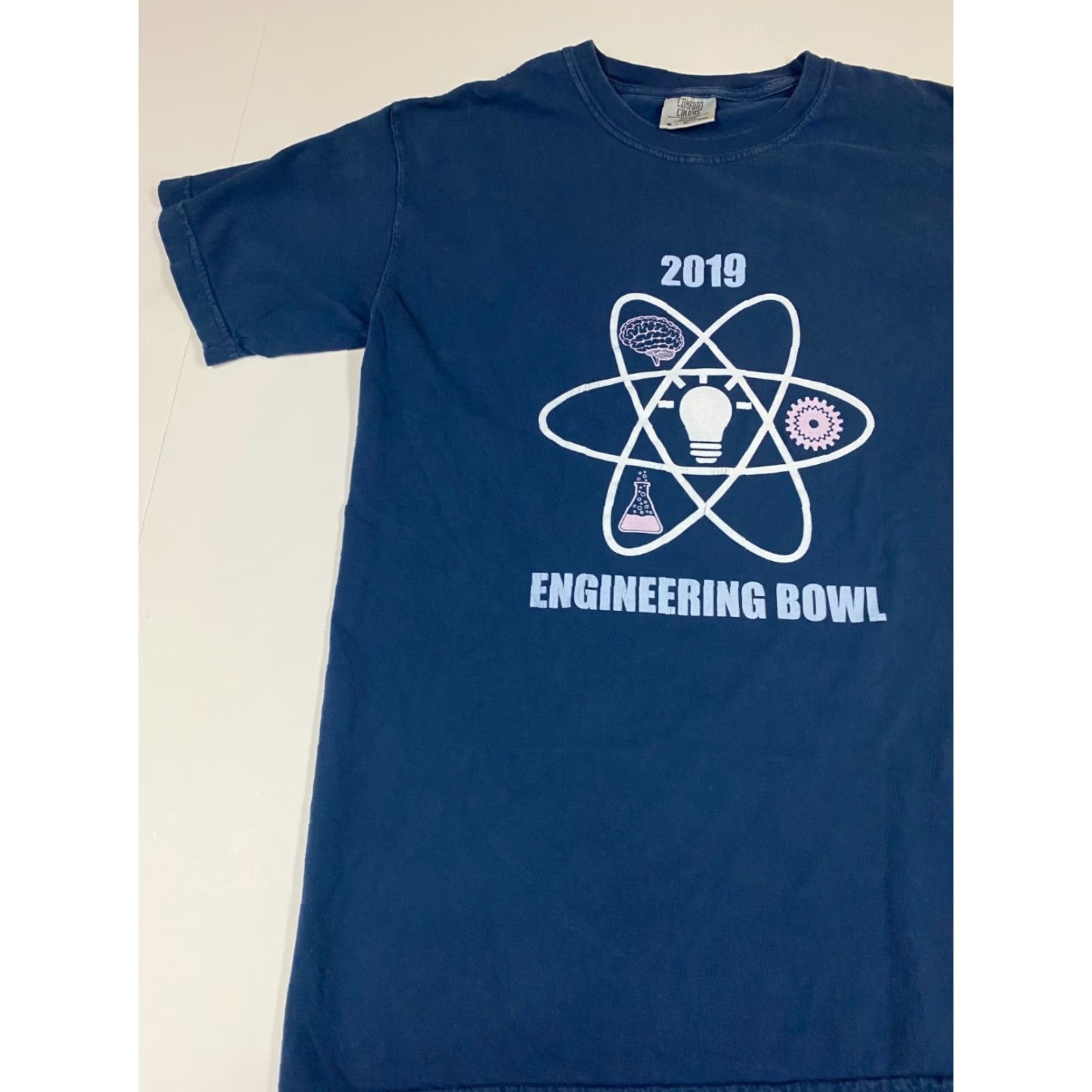 Comfort Colors Comfort Colors T Shirt Mens S Blue 2019 Engineering Bowl Size US S / EU 44-46 / 1 - 3 Thumbnail