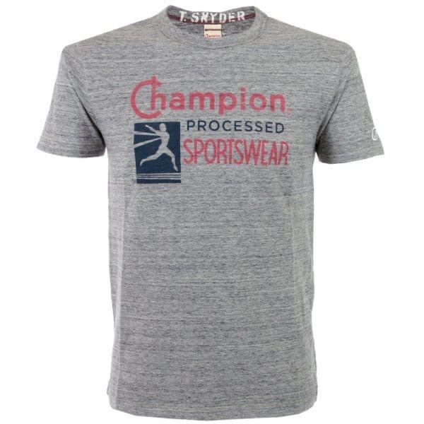 Champion × Todd Snyder Champion X Todd Snyder Grey Logo Tee Shirt Size US S / EU 44-46 / 1 - 1 Thumbnail