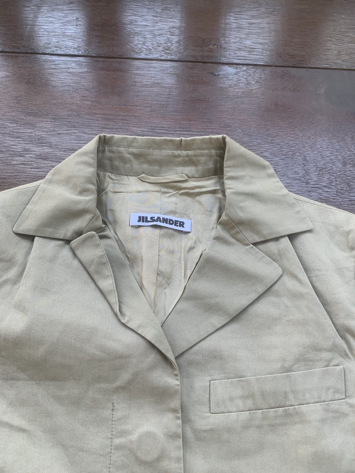 Jil Sander Jil Sander khaki blend blazers Size XS / US 0-2 / IT 36-38 - 4 Thumbnail