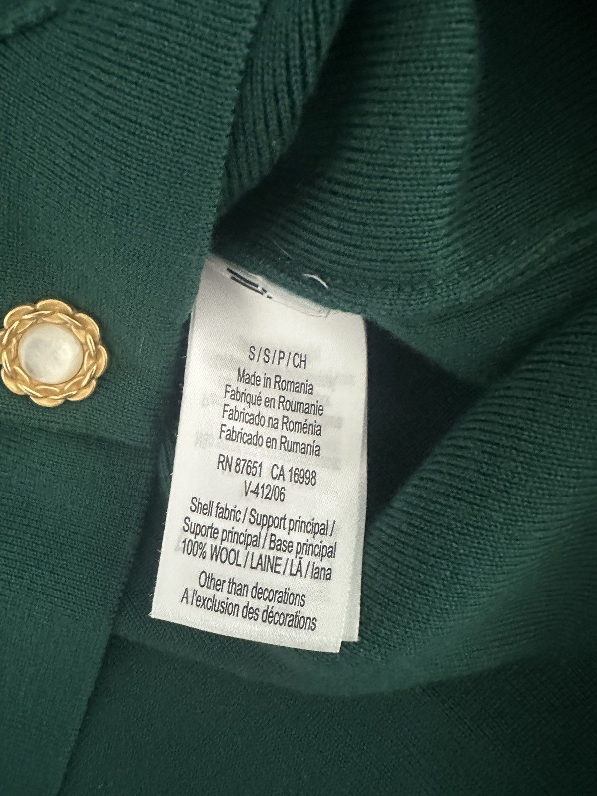 Golf le Fleur × Lacoste Golf le fleur pearl cardigan Size US S / EU 44-46 / 1 - 4 Thumbnail