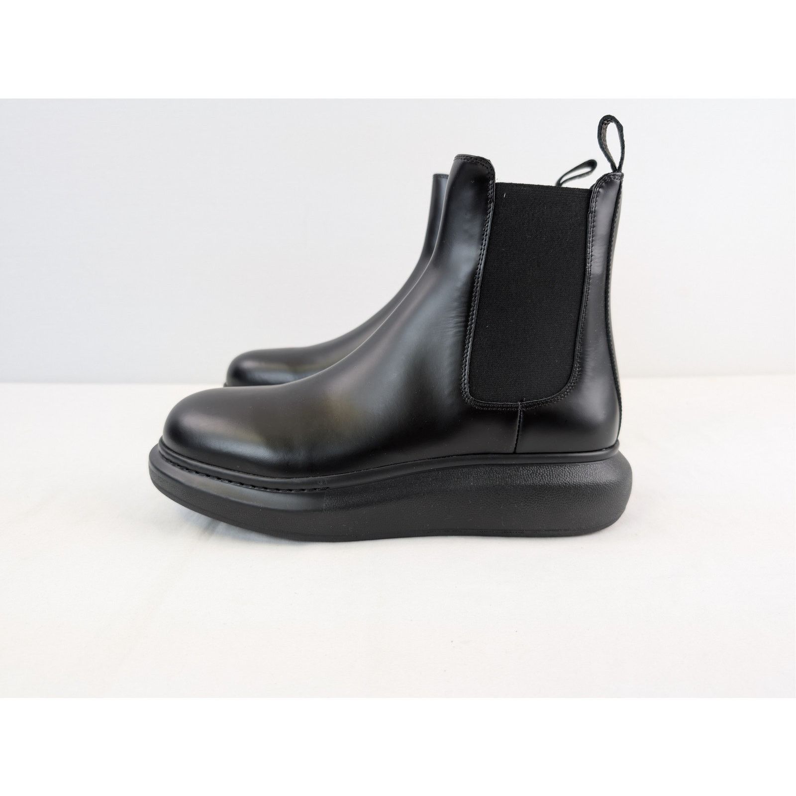 Alexander McQueen o1rshd1 New Liquid Spazzolat Boots in Black Size US 10 / EU 43 - 9 Thumbnail