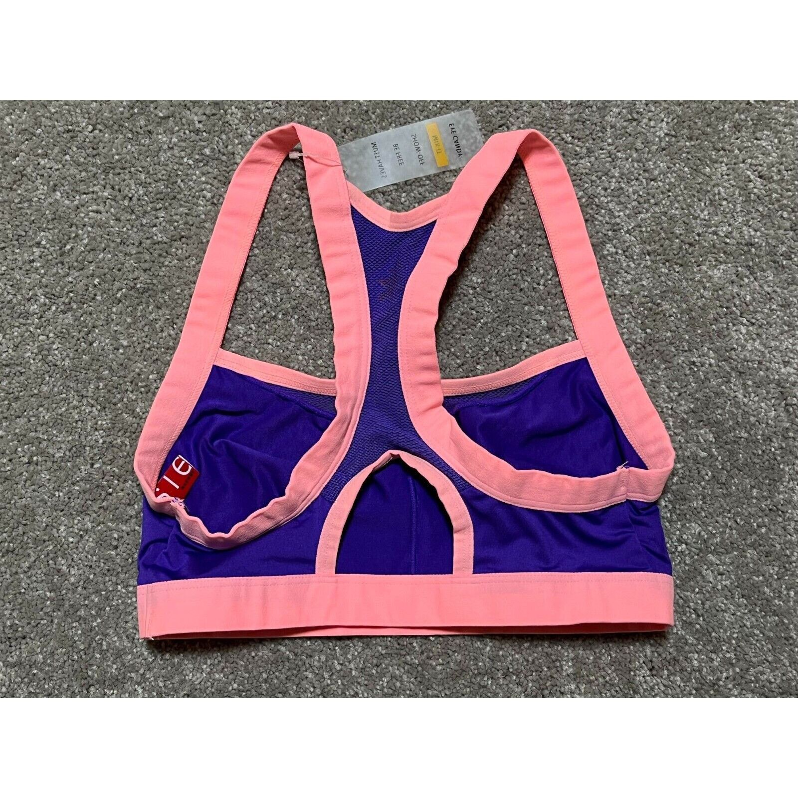 Other Josie By Natori Sports Bra 32B/C Racerback Unpadded Purple Size XXS / US 00 / IT 34 - 2 Thumbnail