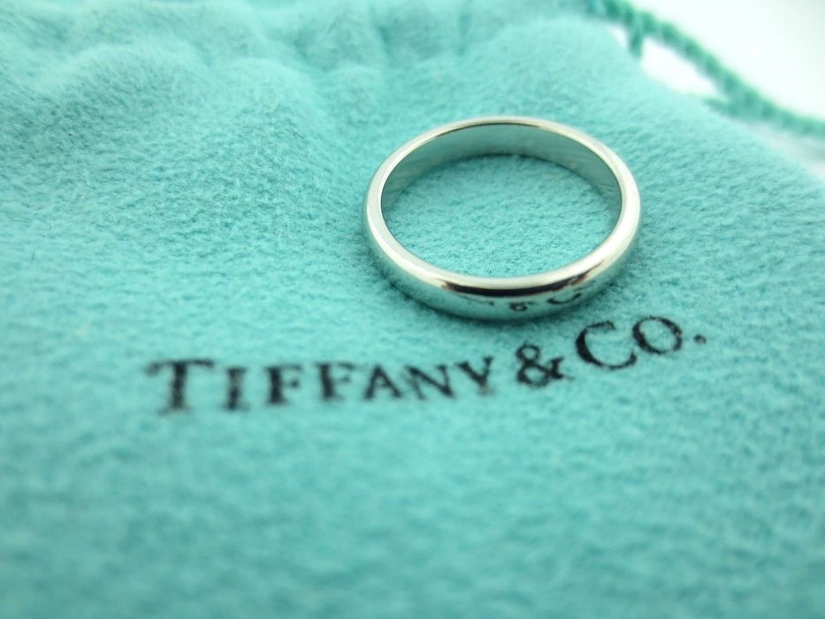 Tiffany & Co. Platinum Classic Lucida Wedding Engagement Band Ring 3mm ...