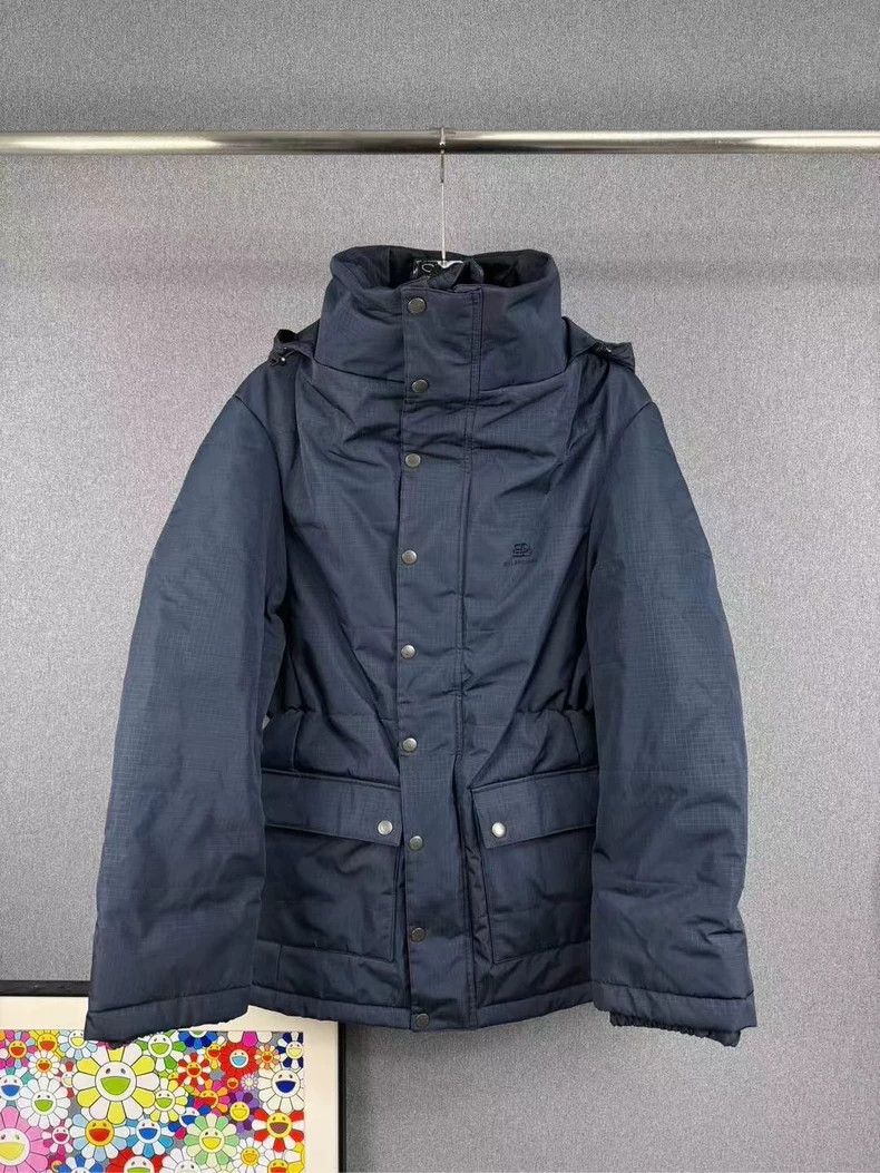 Balenciaga Balenciaga Lock embroidery LOGO cotton-padded jacket coat Size US M / EU 48-50 / 2 - 1 Thumbnail