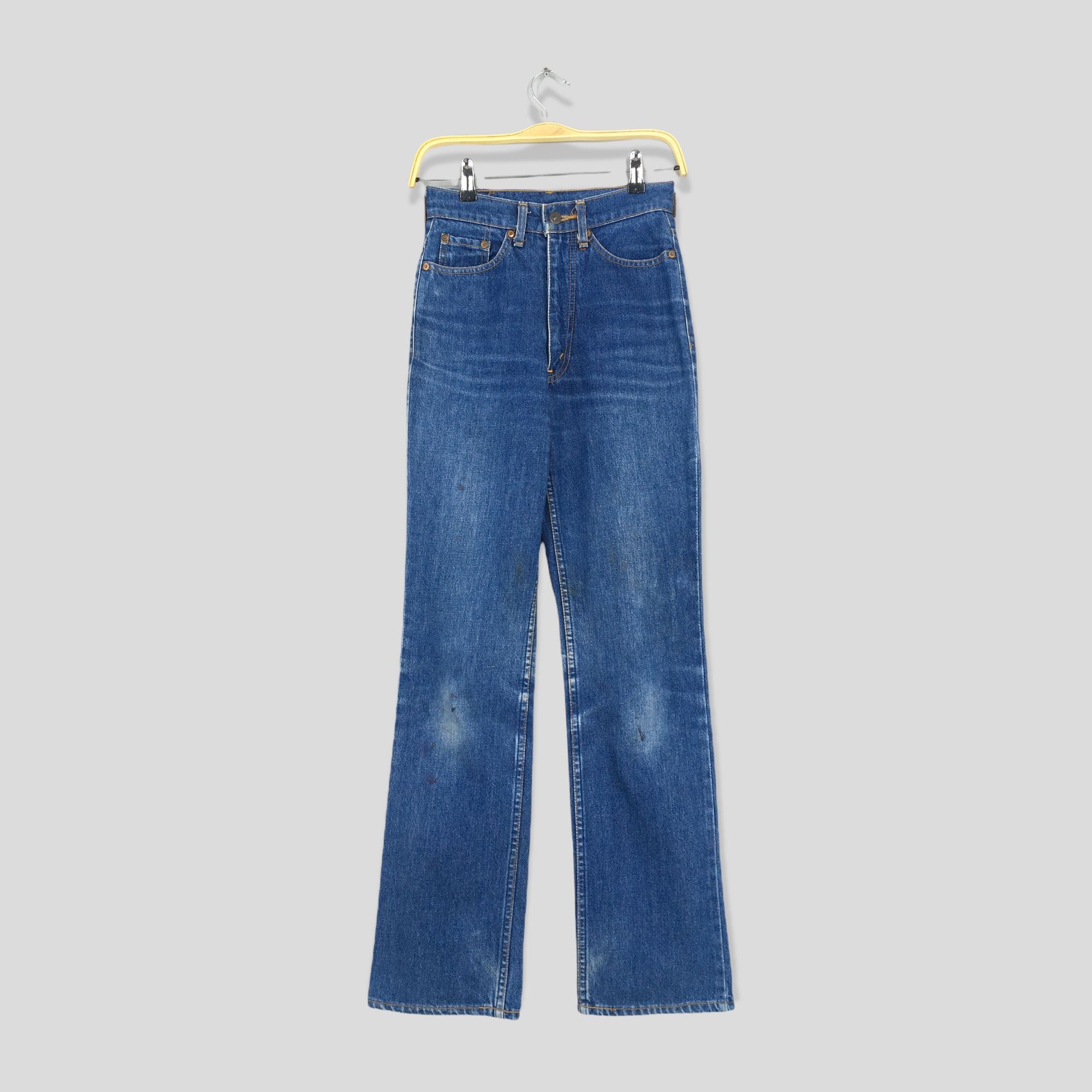 image of Size 24X31 Vintage Levis 517 Jeans Bootcut Flare Faded Denim in Blue, Women's