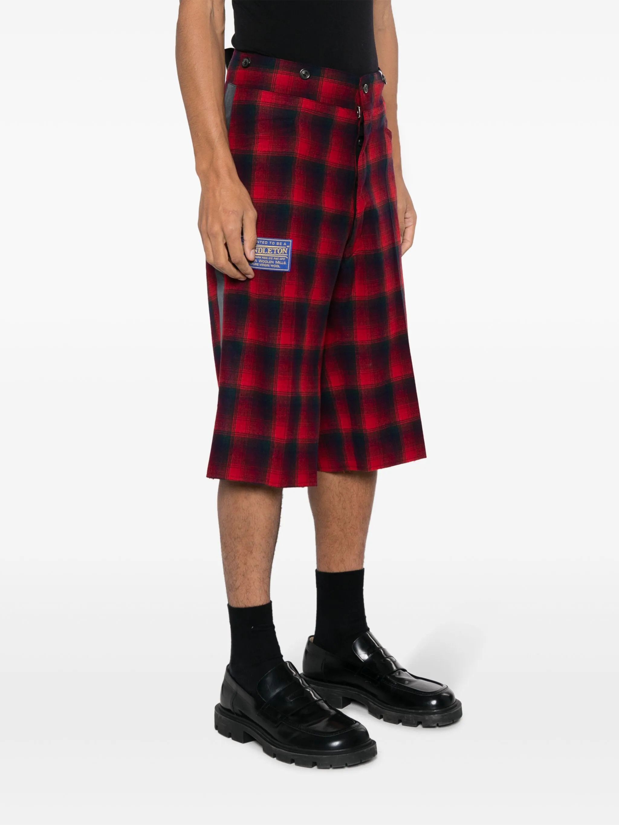 Maison Margiela o1w1db10525 Checked Bermuda Short in Multicolor Size US 32 / EU 48 - 3 Thumbnail