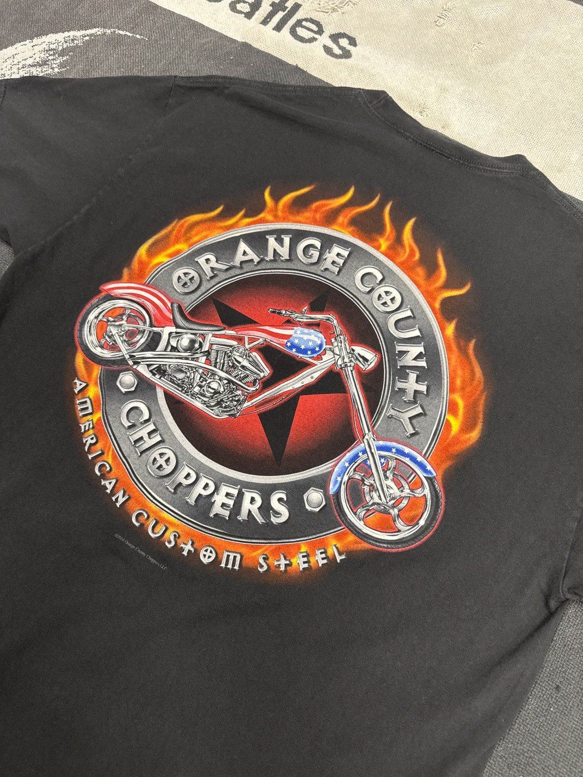Vintage Orange County Choppers Biker Motorcycle Vintage Y2K T-Shirt Size US XL / EU 56 / 4 - 4 Thumbnail