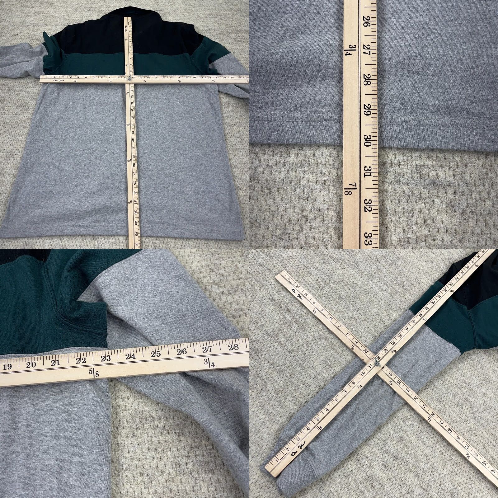 Chaps Chaps Rugby Shirt Men L Gray Green Colorblock Long Sleeve Polo Retro Patch B Size US L / EU 52-54 / 3 - 8 Thumbnail