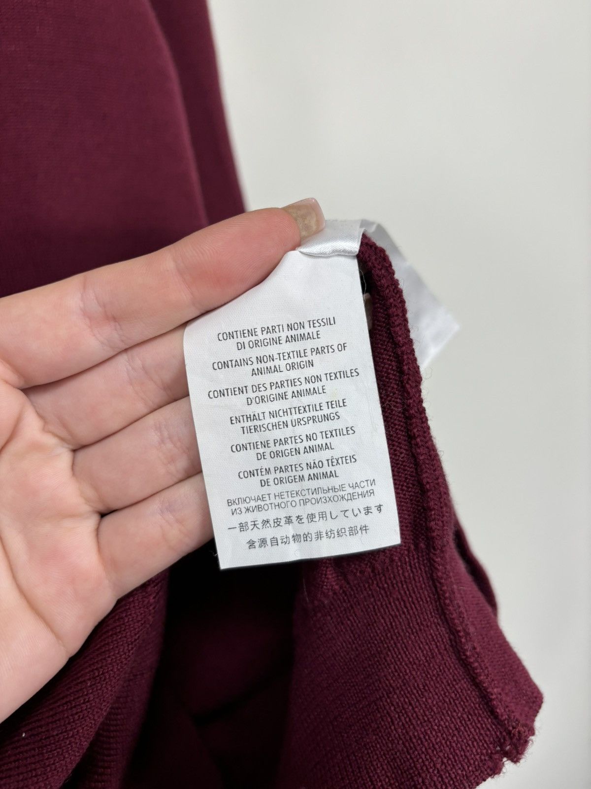 Gucci Gucci Burgundy Wool Cashmere Sweater Size US S / EU 44-46 / 1 - 10 Thumbnail