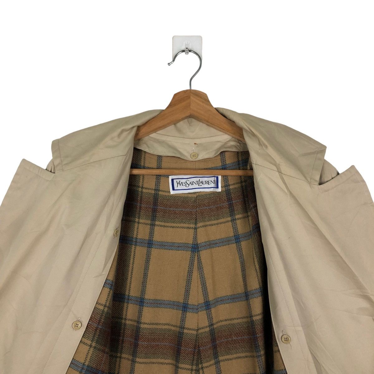 Yves Saint Laurent 🔥90’s VINTAGE TRENCH COAT YVES SAINT LAURENT Size US S / EU 44-46 / 1 - 10 Thumbnail