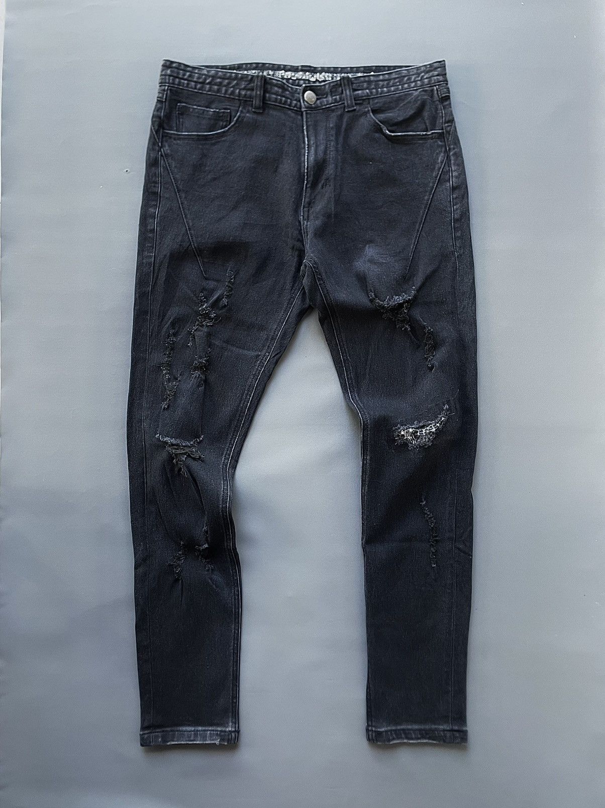 Number (N)ine Number Nine Loveless Guild Prime Distressed Denim