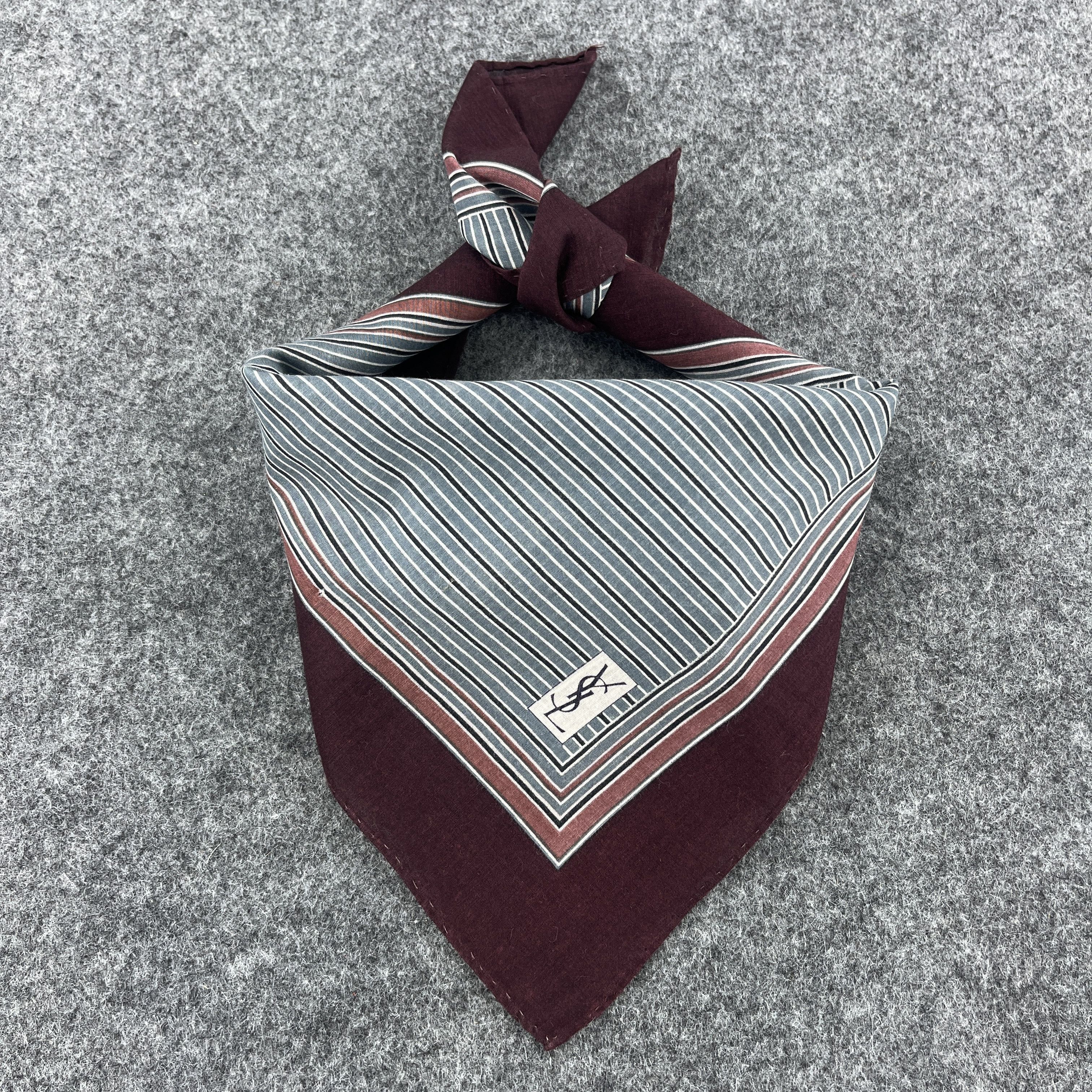 Other × Vintage Yves Saint Laurent Handkerchief / Bandana / Neckerchief B033 Size ONE SIZE - 1 Thumbnail