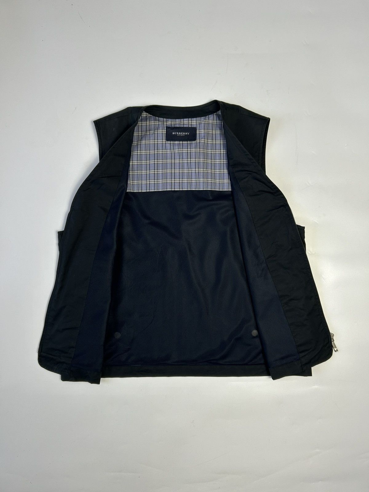 Burberry × Designer BURBERRY LONDON COTTON VEST Size US L / EU 52-54 / 3 - 2 Thumbnail