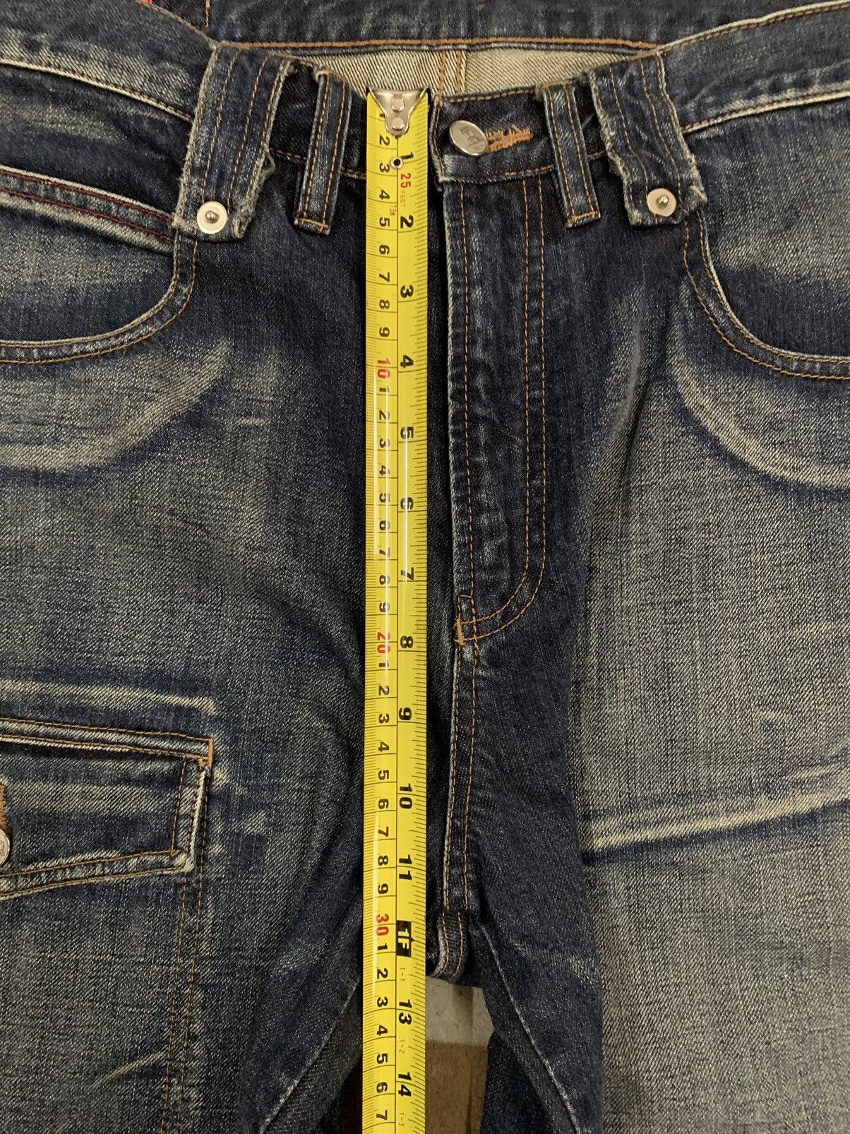 Valentino Vintage Valentino Rudy Italy Faded Baggy Bush Denim Pants Size US 33 - 19 Thumbnail