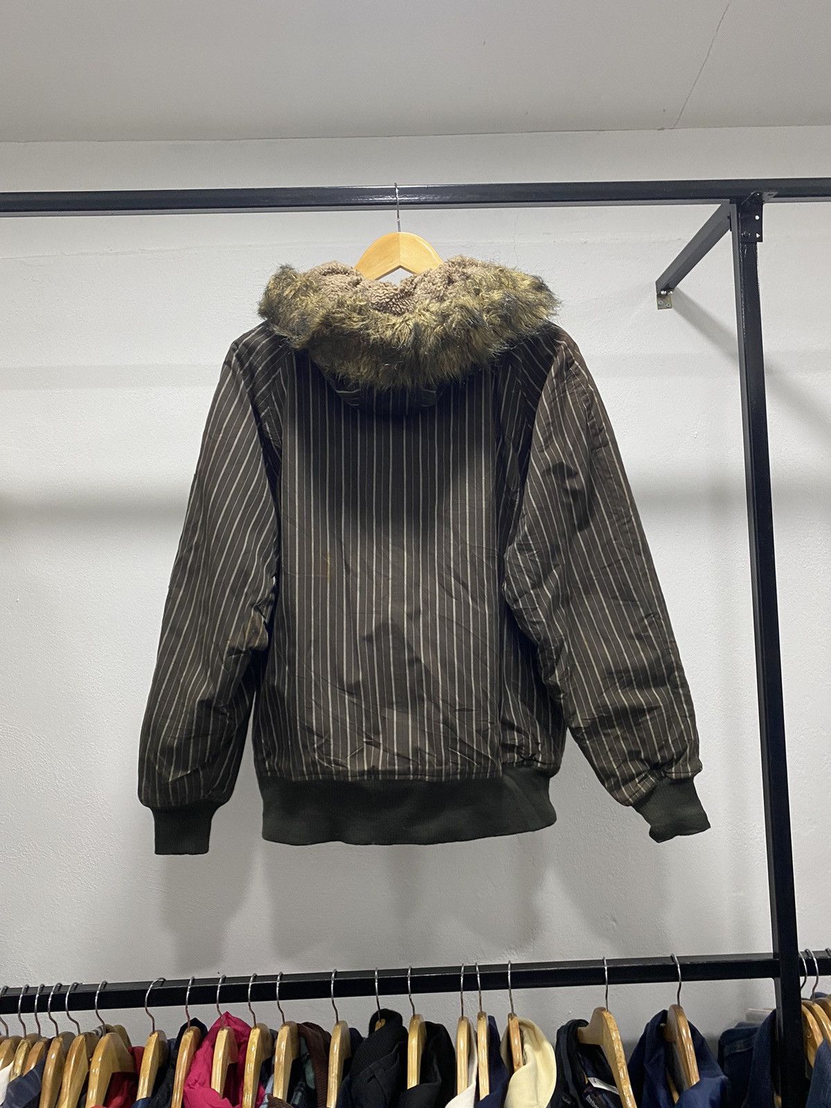 Vintage × Woolrich Woolen Mills Woolrich Winter Jacket Fur Hooded Jacket 80s Size US M / EU 48-50 / 2 - 10 Thumbnail