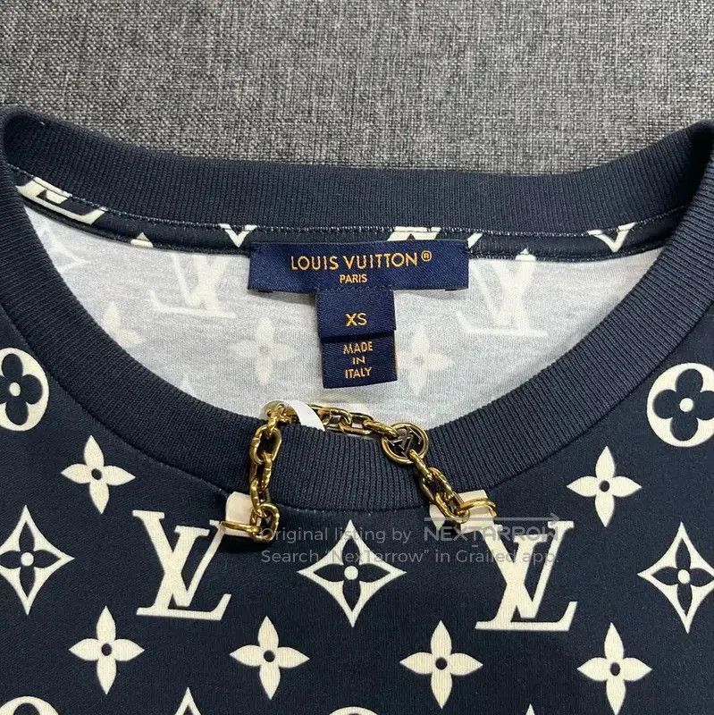Louis Vuitton Louis Vuitton Black Cotton Women's T. Size XS / US 0-2 / IT 36-38 - 3 Thumbnail