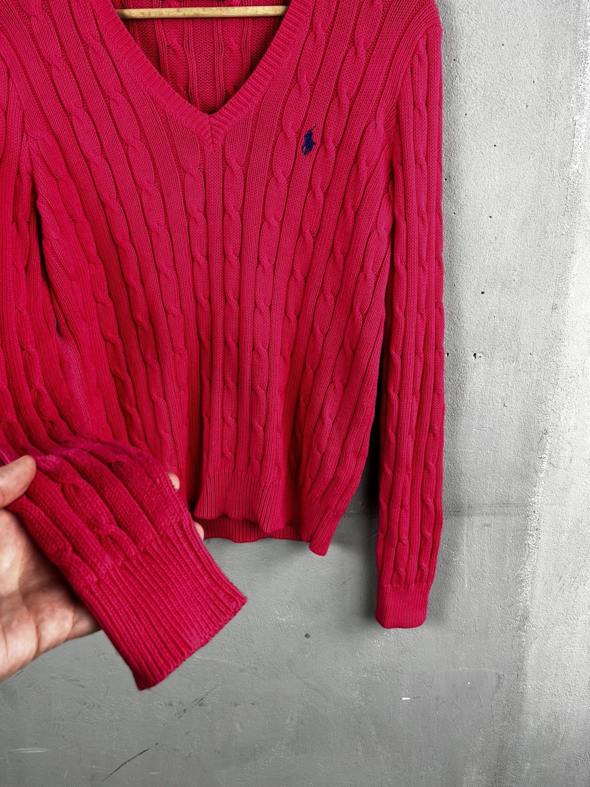Polo Ralph Lauren Polo Ralph Lauren pink sweater vintage size l Size L / US 10 / IT 46 - 6 Thumbnail