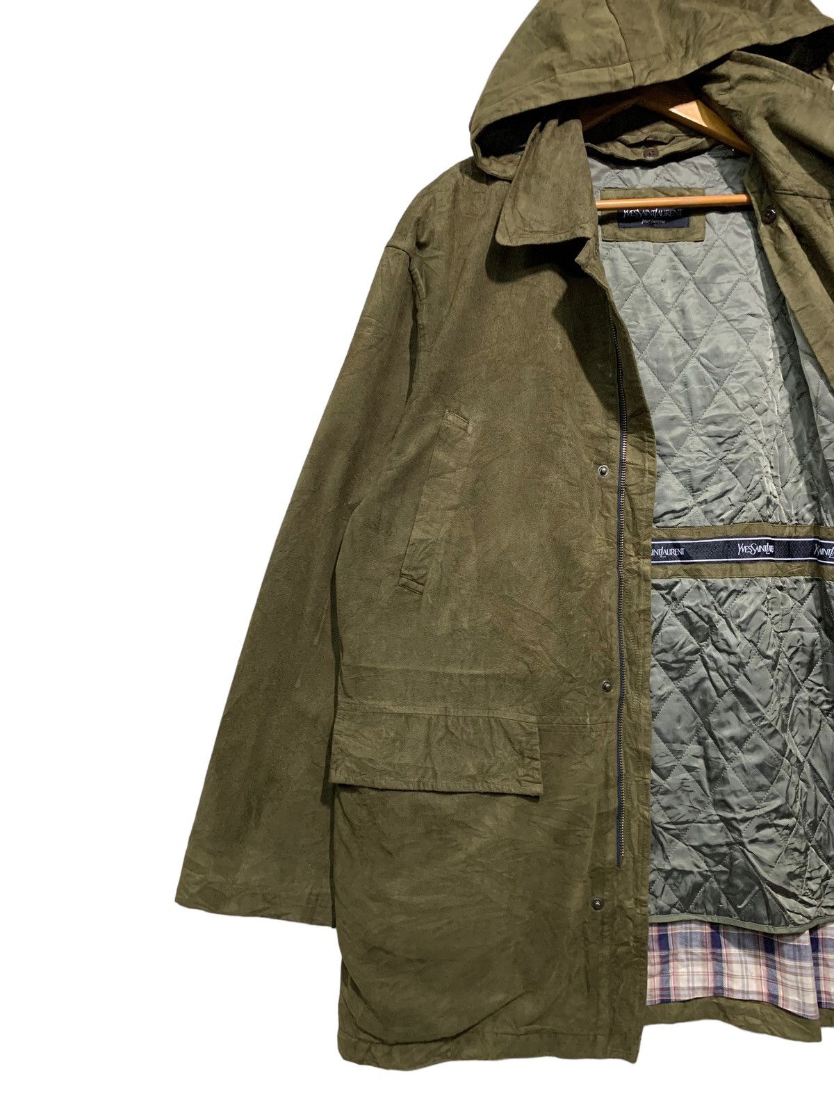 Yves Saint Laurent 🔥YSL POUR HOMME MOLESKIN DRAWSTRING JACKETS Size US M / EU 48-50 / 2 - 3 Thumbnail