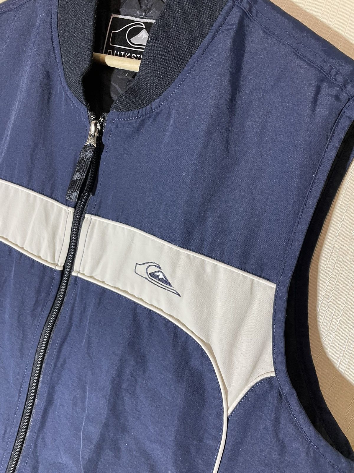 Quiksilver × Vintage Quiksilver vintage y2k nylone vest Size US L / EU 52-54 / 3 - 4 Thumbnail