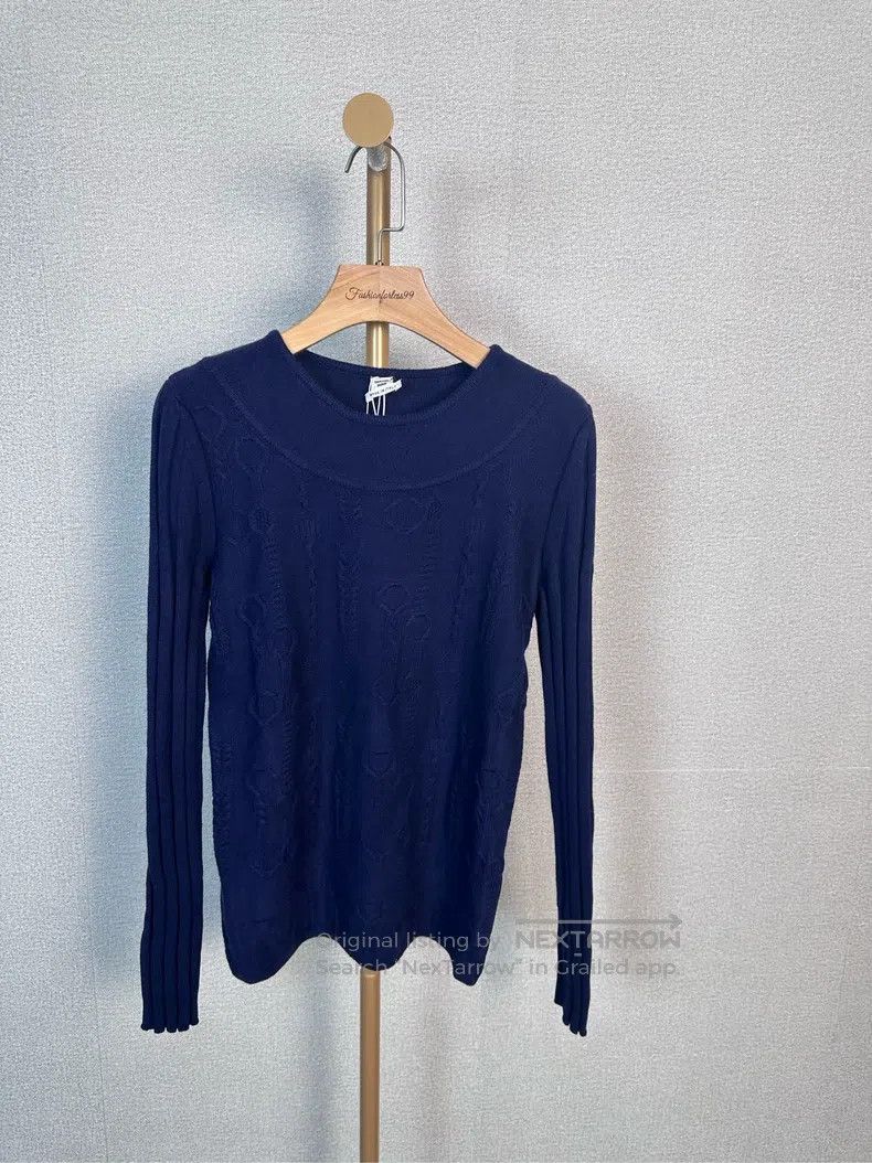 Hermes Hermes Navy blue sweater Size XS / US 0-2 / IT 36-38 - 1 Thumbnail