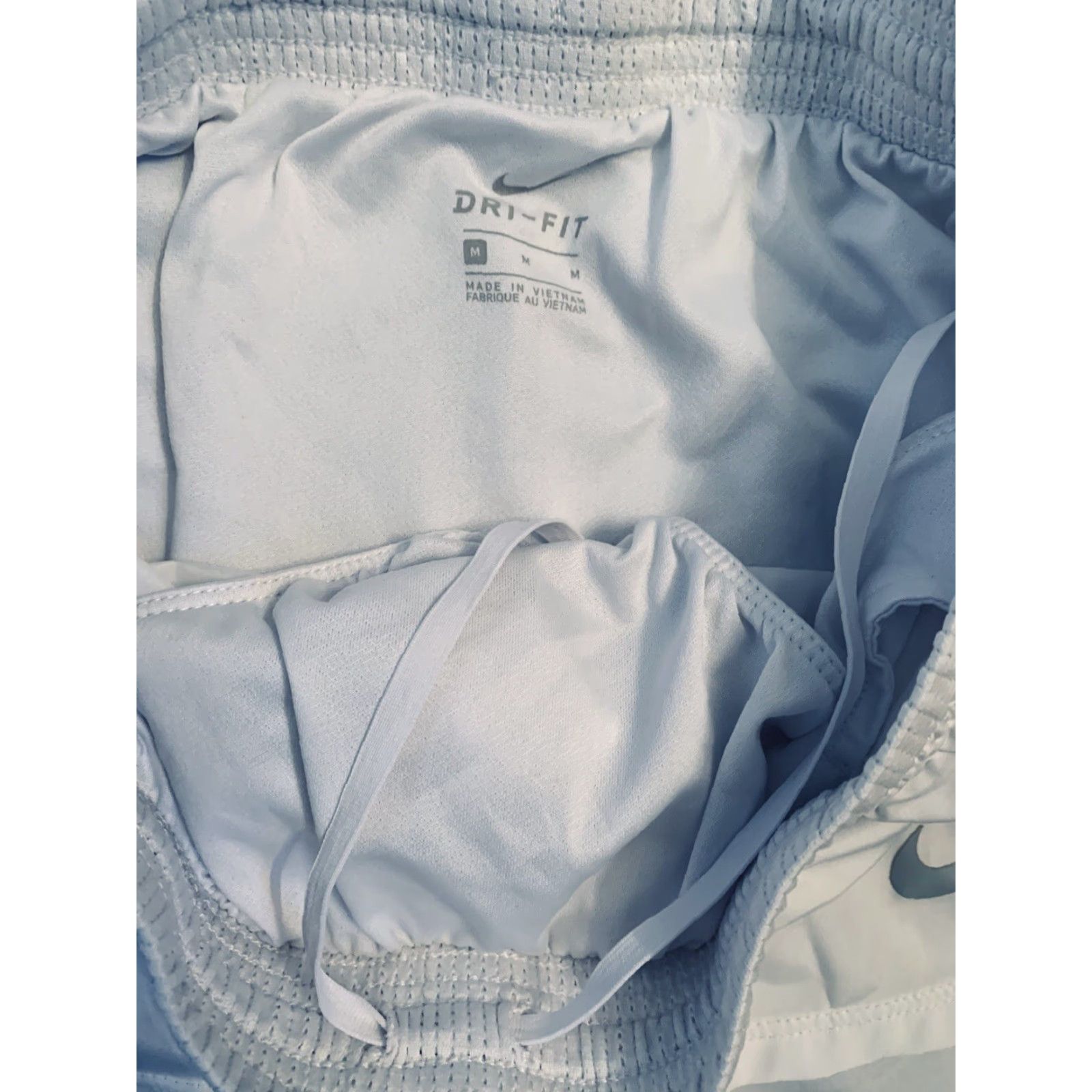 Nike Nike Dry Fit 10K Womens Running Shorts 895863 100 Size Medium White Size 32" / US 10 / IT 46 - 4 Thumbnail