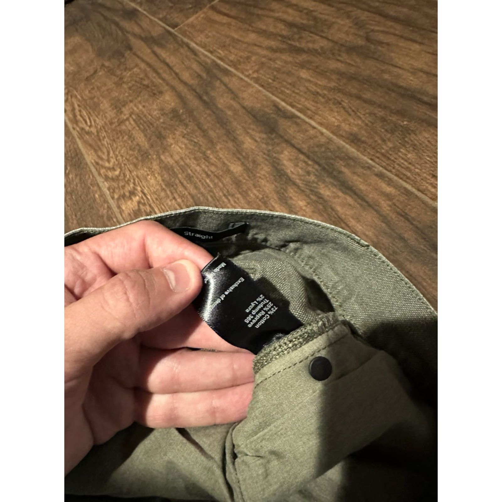 Vintage Proof Huckberry Green Straight Five Pocket Jeans Men's Size 34x29 Size US 34 / EU 50 - 7 Thumbnail