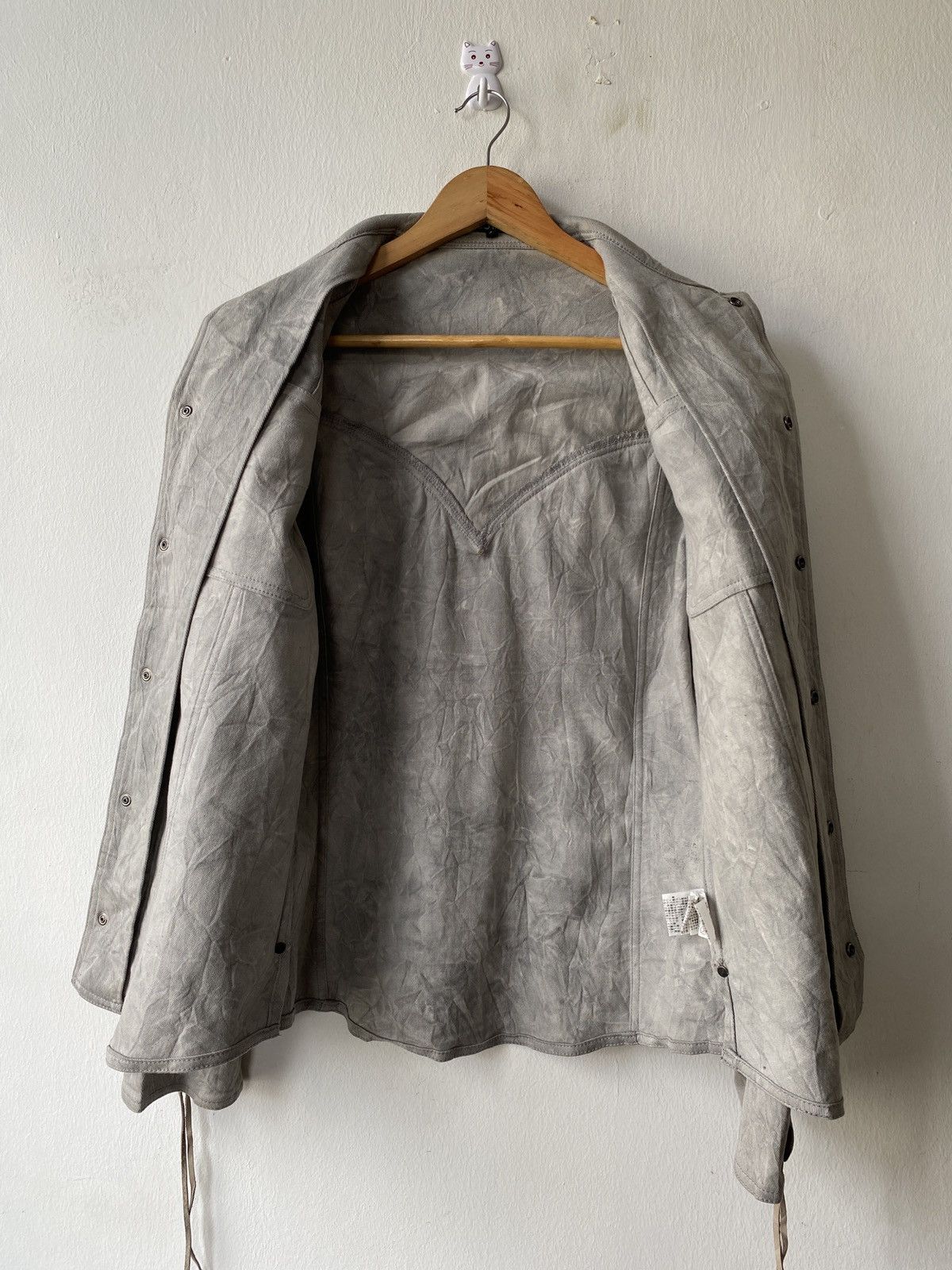 5351 POUR LES HOMMES × Japanese Brand × Tornado Mart 1990s - Vintage 5351 Pour Les Hommes Snake Skin Dyed Jacket Size US M / EU 48-50 / 2 - 12 Thumbnail