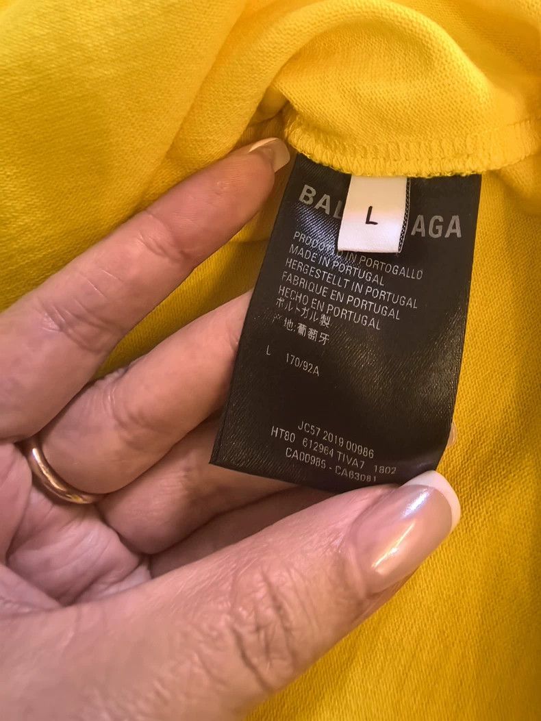 Balenciaga Balenciaga Yellow short sleeve T-shirt Size US M / EU 48-50 / 2 - 4 Thumbnail