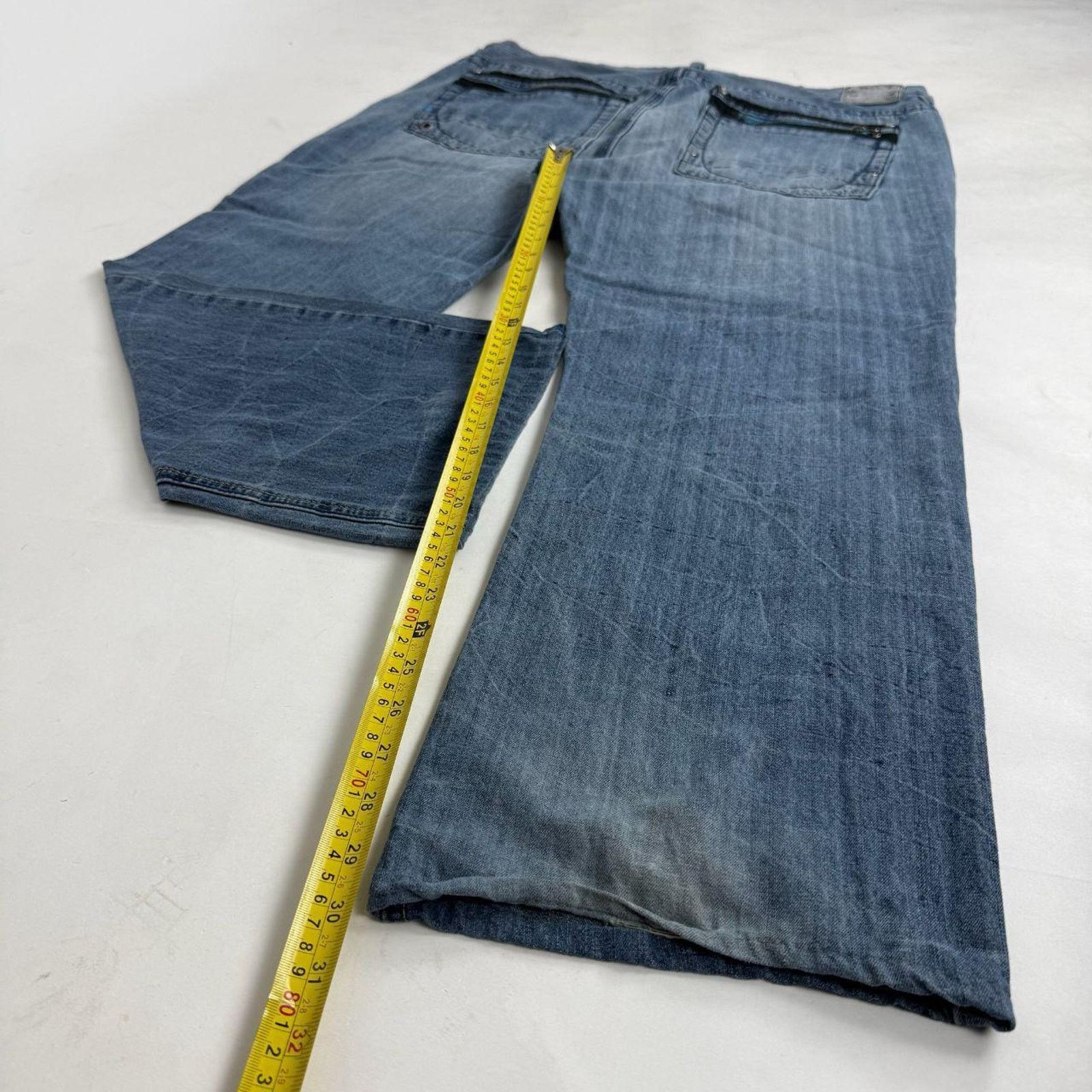 Enyce × Japanese Brand × Vintage Vintage y2k rare zippered enyce skater archive baggy jeans Size US 40 / EU 56 - 3 Thumbnail