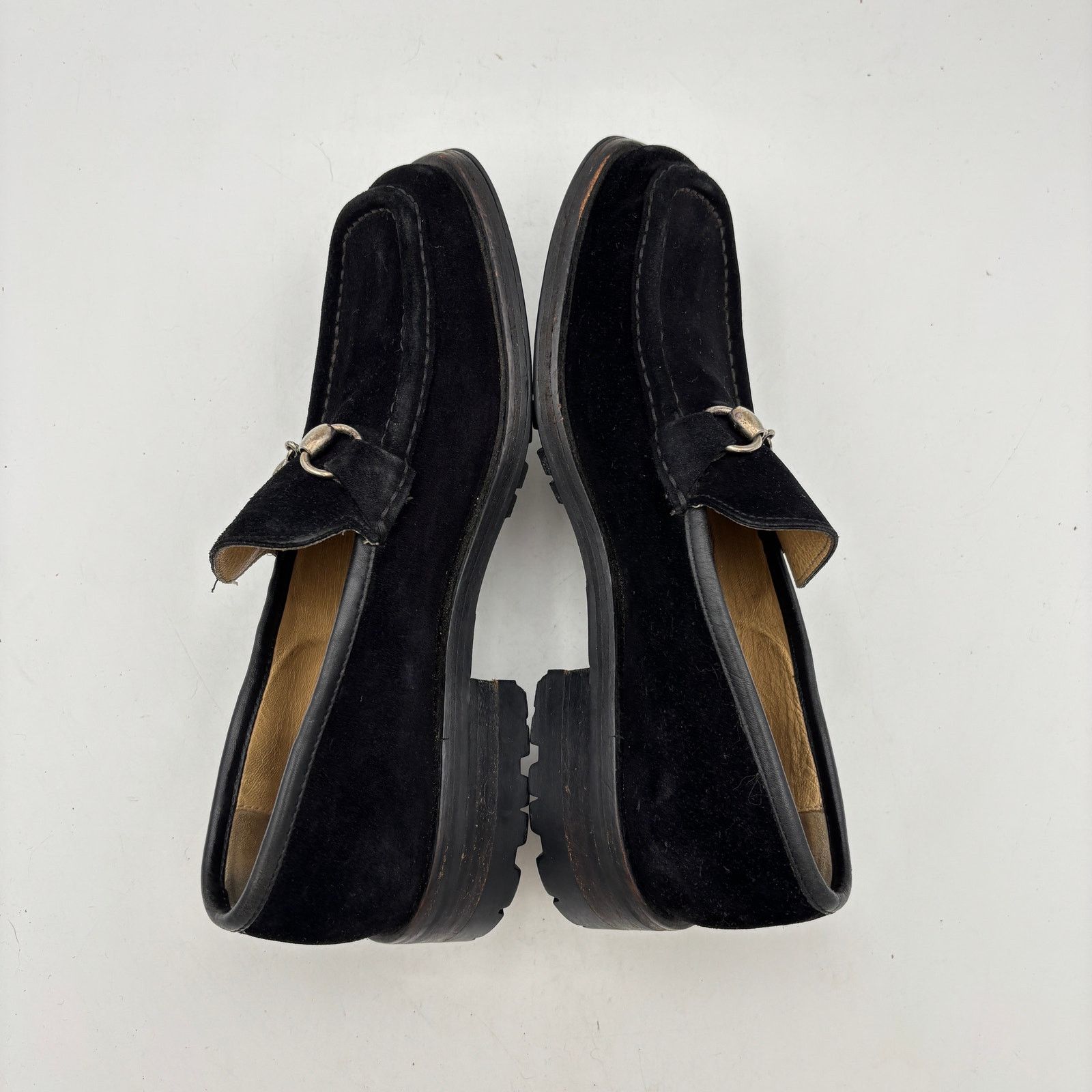 Gucci Vintage Gucci Tom Ford Era Suede Horsebit Loafers Men's 8 D Size US 8 / EU 41 - 7 Thumbnail