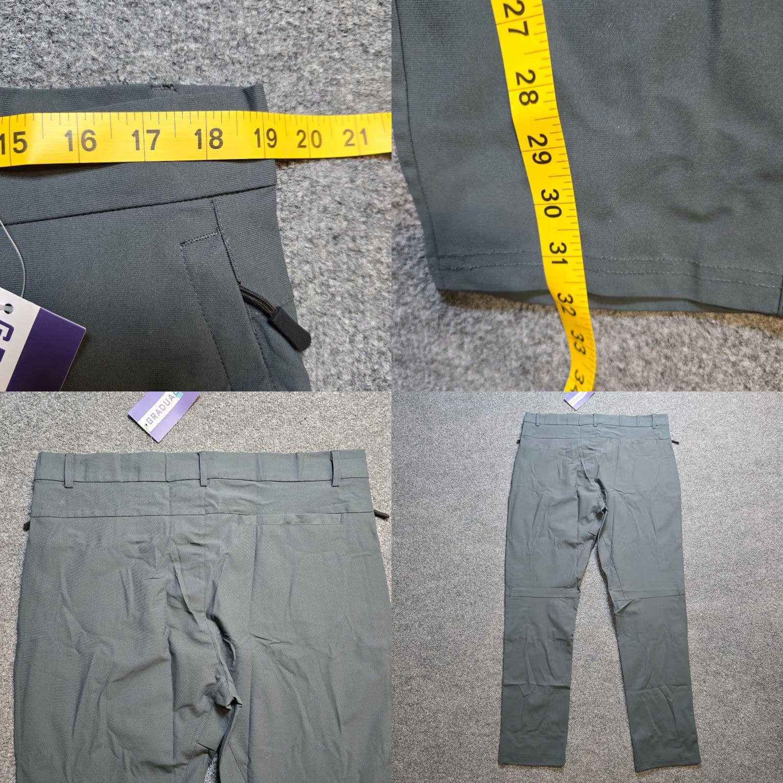 Vintage **Gradual Mens Gray Athletic Pants Size 32 Straight Leg Pockets** User: Gradual Mens Gray Athletic Pants Size 32 Straight Leg Pockets Size US 32 / EU 48 - 8 Thumbnail